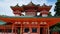 The Heian Jingu Shrine in Kyoto Japan