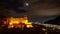 Heidelberg Castle in Germany under moonlight