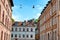 Heidelberg Castle Peeking Over Building Rooftops