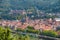 Heidelberg viewed from the Philosophers garden, Germany