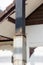 Height extension concrete column by square steel pipe