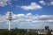The Heinrich Hertz Tower, the Radio Telecommunication Tower in Hamburg. Germany