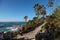 Heisler Park garden along the coast