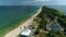 Hel Peninsula Wladyslawowo Mierzeja Helska Aerial View Poland