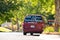 Helena, Montana / September 11, 2020: Vote in Person, Nancy Pelosi hair salon joke on the back of a vehicles window, free protest