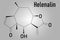 Helenalin sesquiterpene lactone molecule. Toxin found in Arnica montana. Skeletal formula.