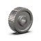 Helical bevel gear. Low-speed gear train. 3D rendering