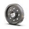 Helical bevel gear. Low-speed gear train. 3D rendering