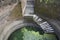 Helical Stepwell, 16th century well has a 1.2m-wide staircase, Champaner-Pavagadh Archaeological Park, a UNESCO World Heritage