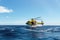 Helicopter Crashes In A Ocean Clear Sky