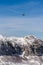 Helicopter flying above Shtirovnik peak