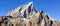 Helicopter flying between Himalayan peaks, view at Everest Base Camp trek in Nepal