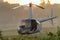 Helicopter Four Seater Dawn Grass Field