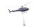 Helicopter with goods load carry isolated