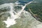 Helicopter Iguacu water Falls, Brazil Iguazu