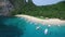 Helicopter Island and Beach in Palawan, Sightseeing Place. Tour C in El Nido, Philippines. Serene white sand beach with clear