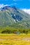 Helicopter on Khodutka Volcano. South Kamchatka Nature Park