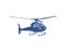 Helicopter logo design vector template. Silhouette of Helicopter design illustration