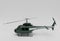 Helicopter, minimal 3d rendering on white background