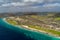 Helicopter Ride - Curacao Santa Barbara golf course and coastline