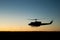 Helicopter silhouette