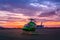 Helicopter during Sunset