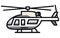 Helicopters Aircrafts Illustration, Flying Colorful Choppers, Air Transportation Flat Vector Illustration