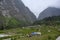 Helipad area annex from Ghangaria, Uttarakhand, India