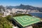 Helipad on Urca Mountain in Rio de Janeiro