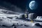 Helium-3 Space Mining Robot on the Moon