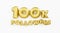 Helium golden Balloons 100K followers