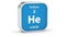 Helium material sign