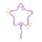 helium neon balloon star