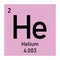 Helium Symbol Illustration
