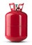 Helium tank. Metal liquefied compressed helium gas container for filling or inflating Balloons good for birthday and other holiday