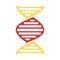 Helix gene DNA structure vector genetic code icon