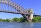 The Hell Gate Bridge (East River Arch Bridge) in New York City