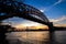 The Hell Gate Bridge and Triborough bridge, New York