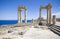 Hellenistic stoa, Lindos