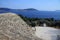 Hellenistic Theatre of Kas overlooking the sea