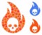 Hellfire Composition Icon of Circle Dots