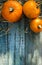 Hello Autumn. Pumpkins on Aged wooden table at sunlight - Autumn And Harvest background