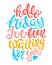 Hello friday poster