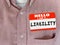 Hello I Am a Liability Name Tag Sticker Red Shirt Warning