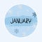 Hello January. Hello January vector. Welcome January.