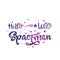 Hello Little Spaceman quote. Baby shower, kids theme hand drawn lettering logo phrase