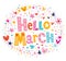 Hello March