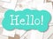 Hello Sign Shows How Are You And Greetings