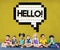 Hello Speech Bubble Technology Graphic Concept