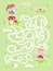 Hello spring - Lovely little fairies and maze - Educational game